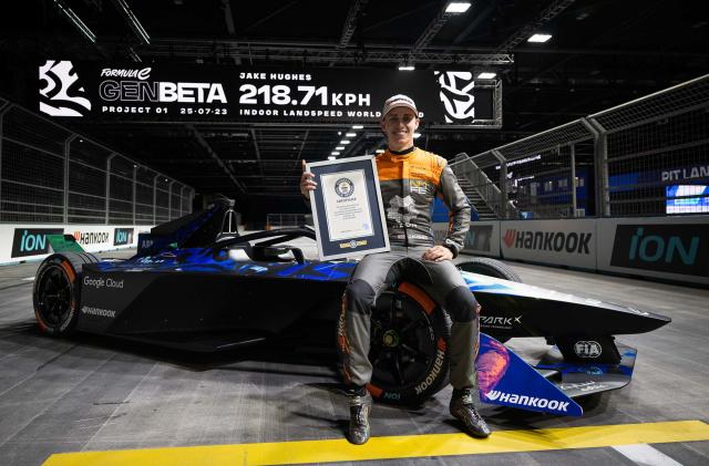 GENBETA x Formula E World Indoor Land Speed Record Attempt