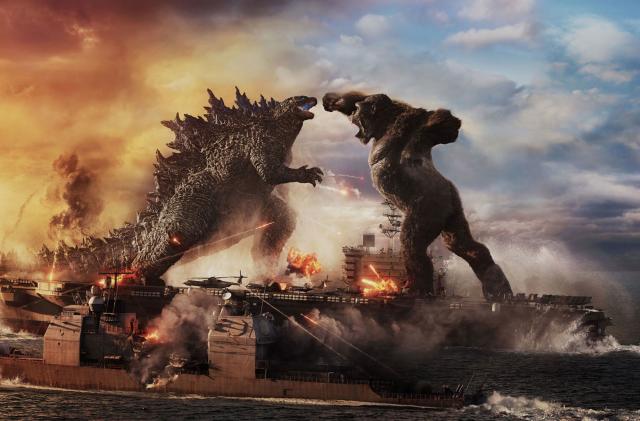 Godzilla battles King Kong in 2021's Godzilla vs. Kong